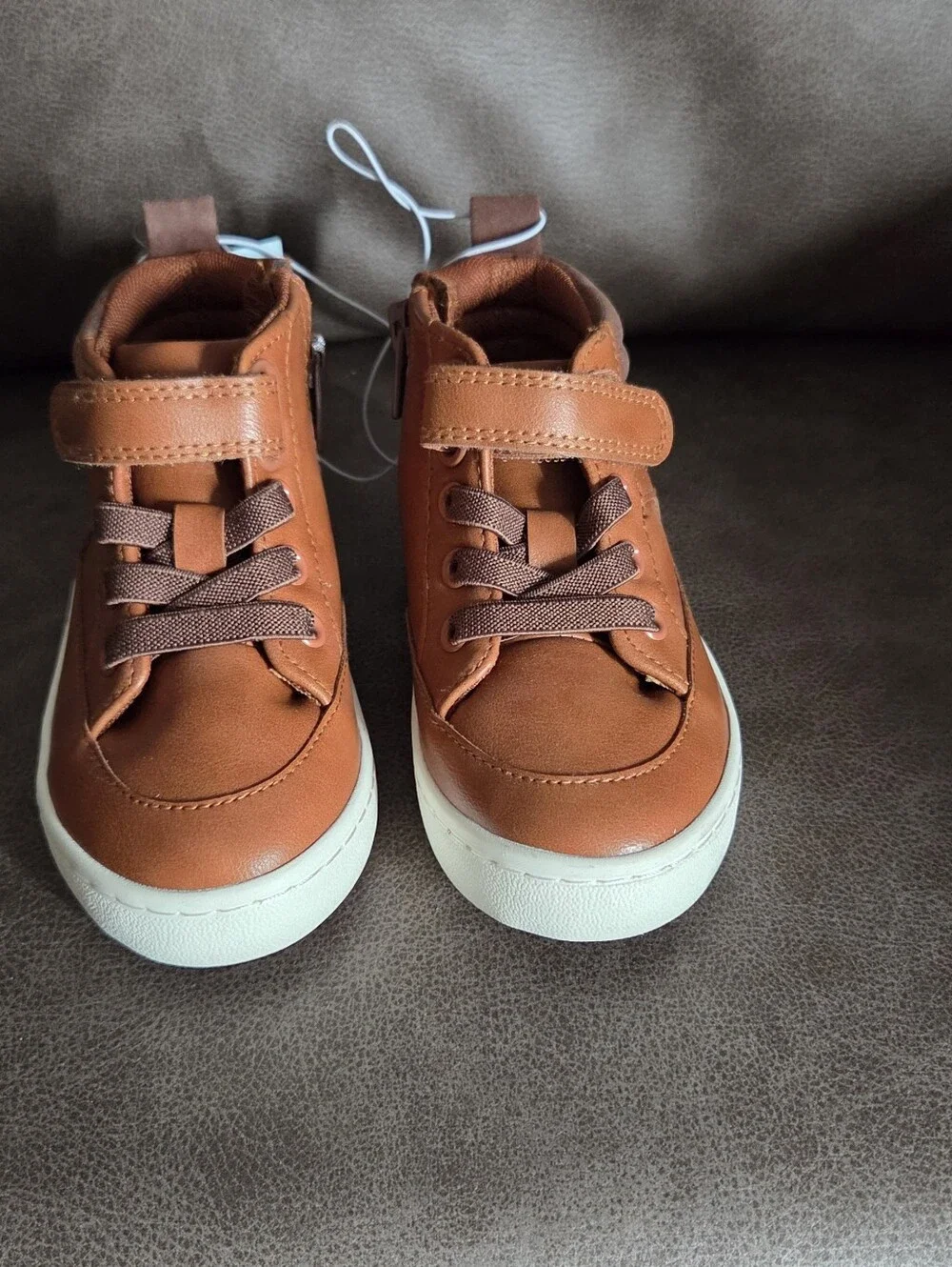Cat & Jack boys brown boots/Size: 8 Toddler